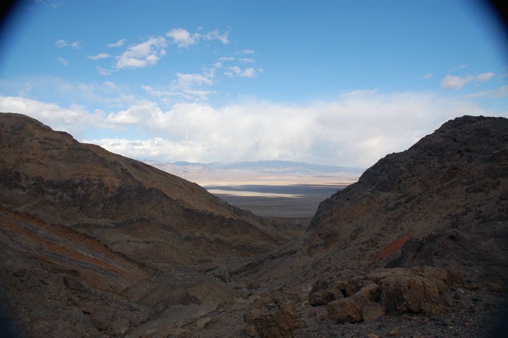 View down and out of Canyon 1 from the high point during our hike: